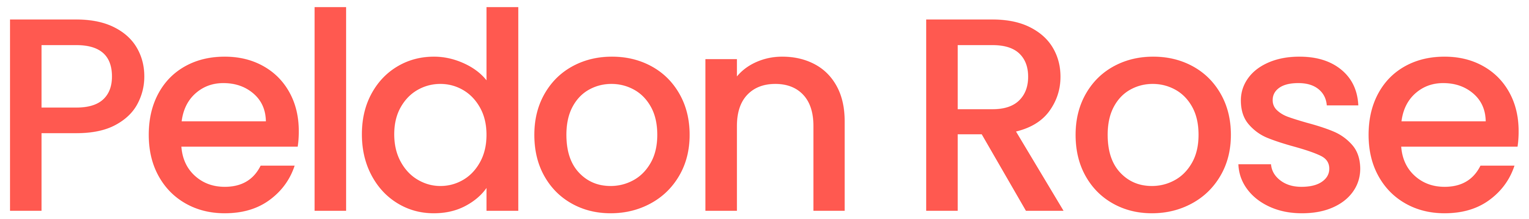 Peldon Rose logo red